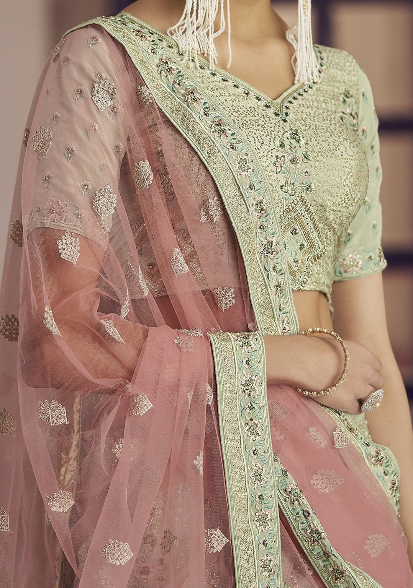 Arya Designs Saga Bridal Wear Lehenga Choli - db18497