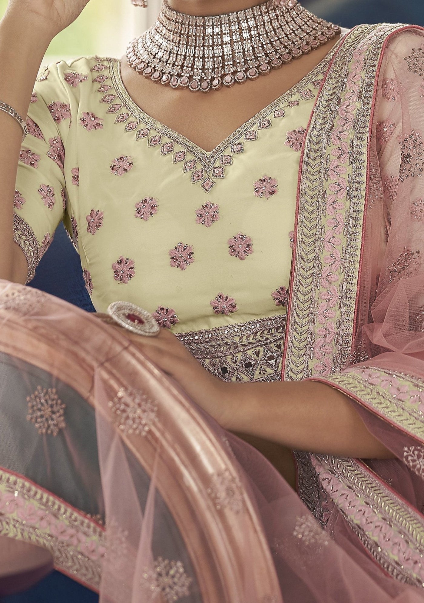 Arya Designs Saga Bridal Wear Lehenga Choli - db18494
