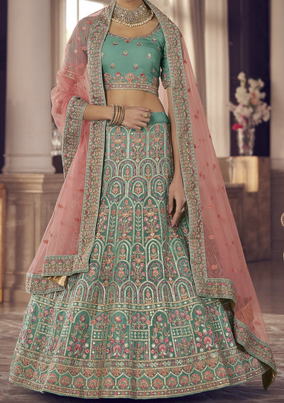 Arya Designs Saga Bridal Wear Lehenga Choli - db18498