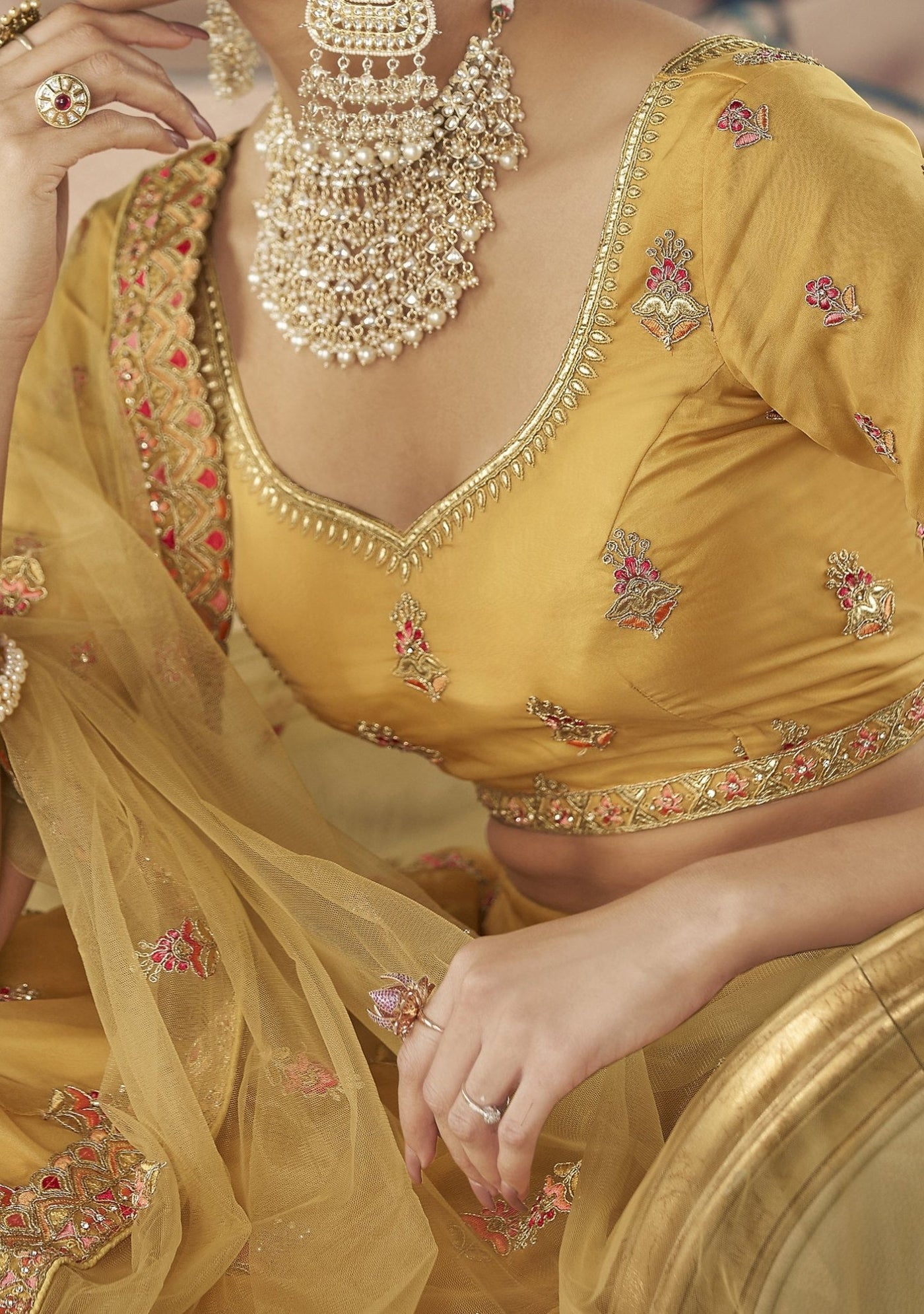 Arya Designs Saga Bridal Wear Lehenga Choli - db18493