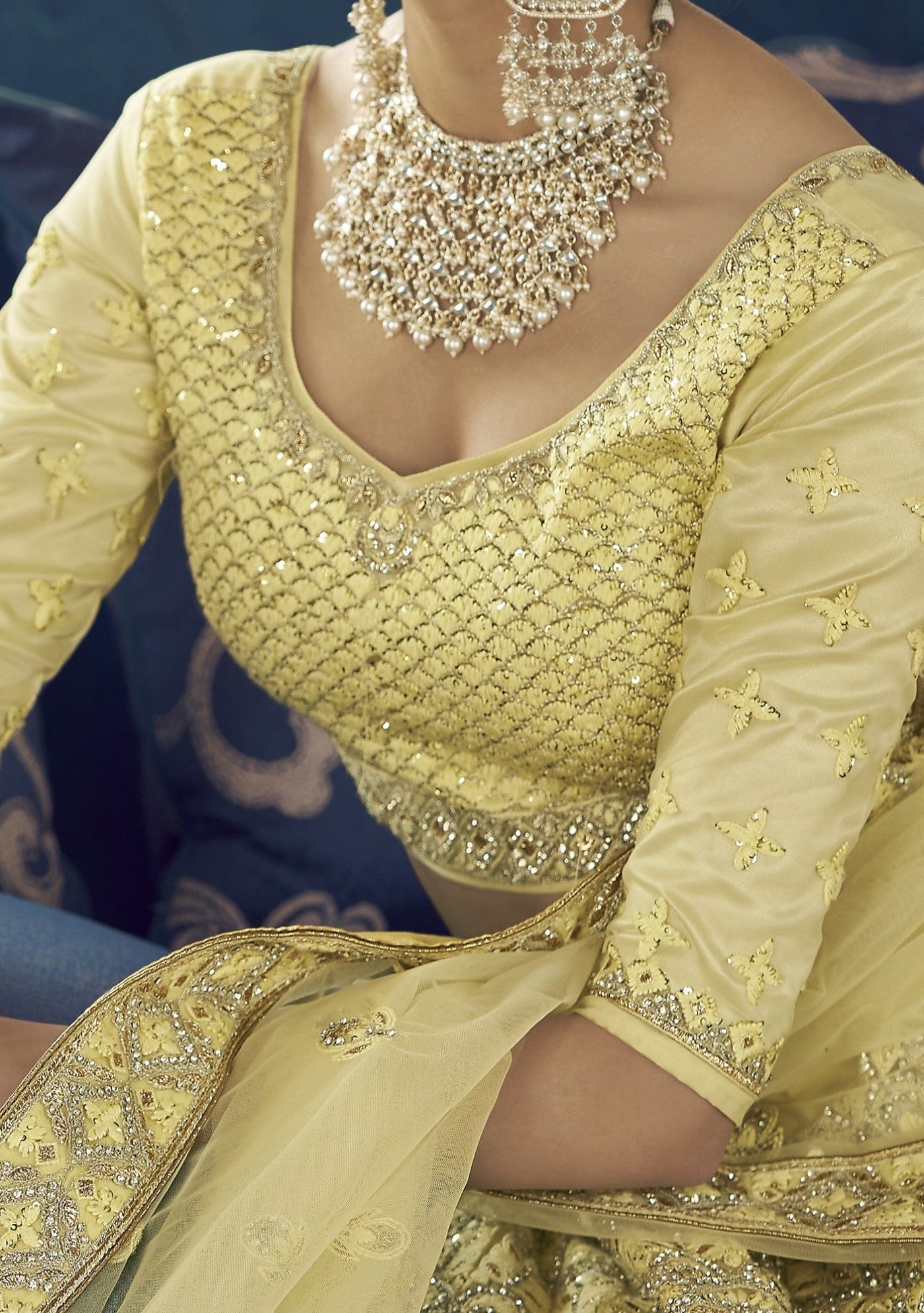 Arya Designs Saga Bridal Wear Lehenga Choli - db18495