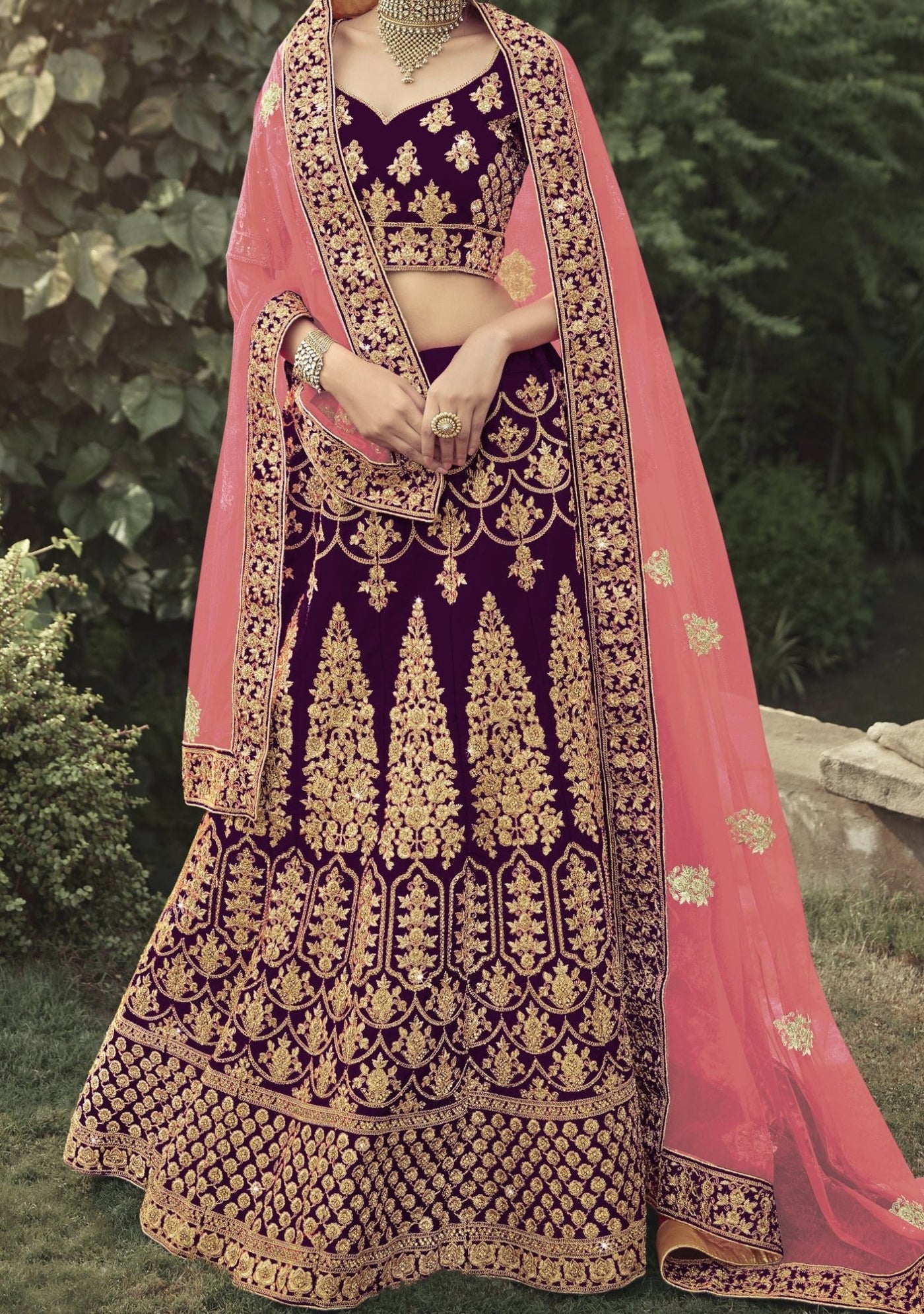 Arya Designs Zara Bridal Wear Lehenga Choli - db17791