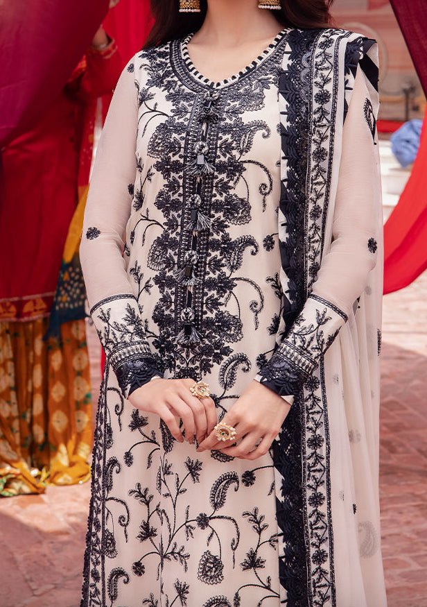 Asim Jofa Abresham Pakistani Chiffon Dress - db23710