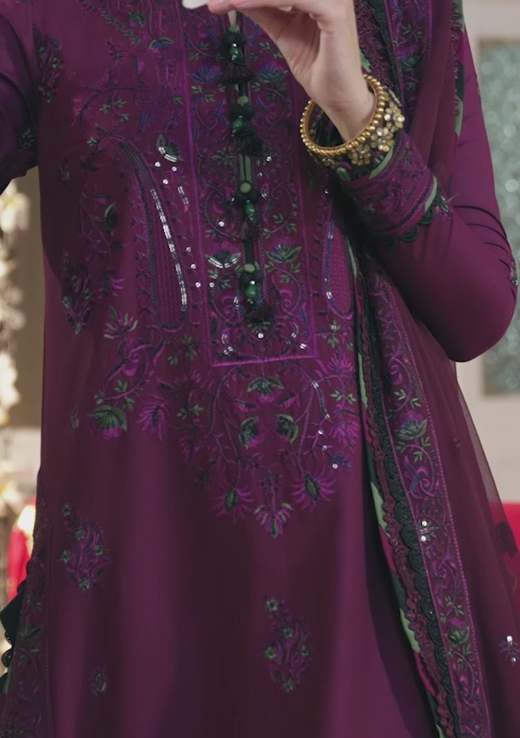 Asim Jofa Abresham Pakistani Lawn Silk Dress - db23713