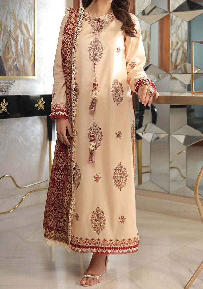 Asim Jofa Aira Pakistani Cambric Dress - db23494