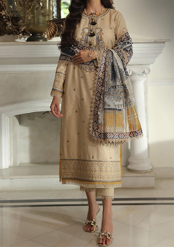Asim Jofa Aira Pakistani Cambric Dress - db23491