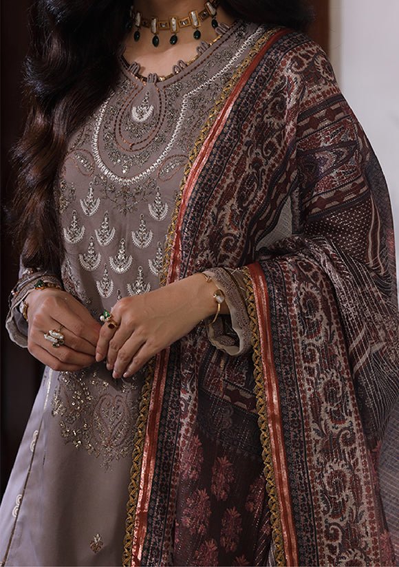 Asim Jofa Aira Pakistani Cambric Dress - db23490