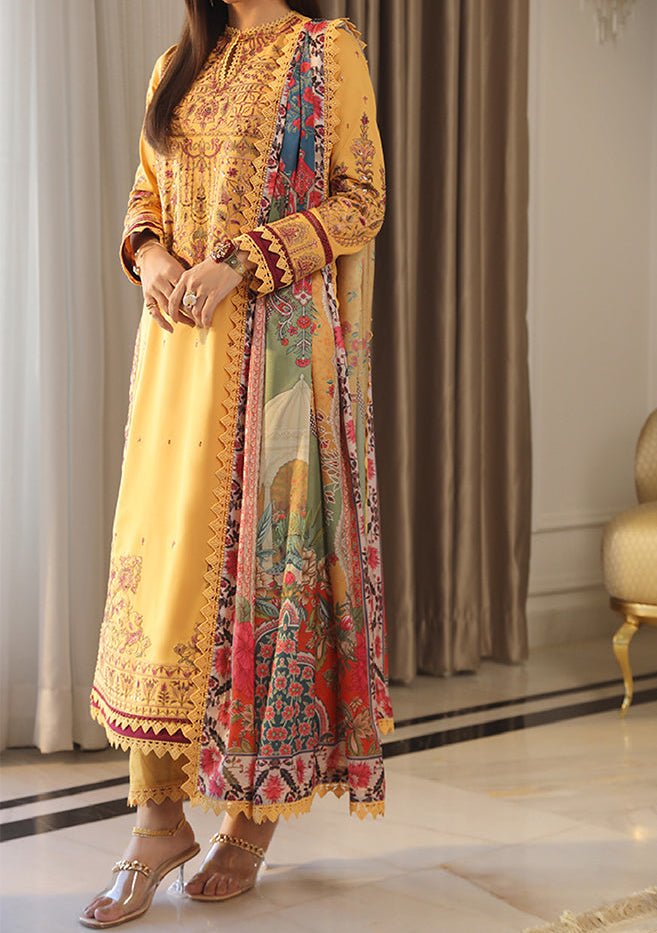 Asim Jofa Aira Pakistani Cambric Dress - db23497