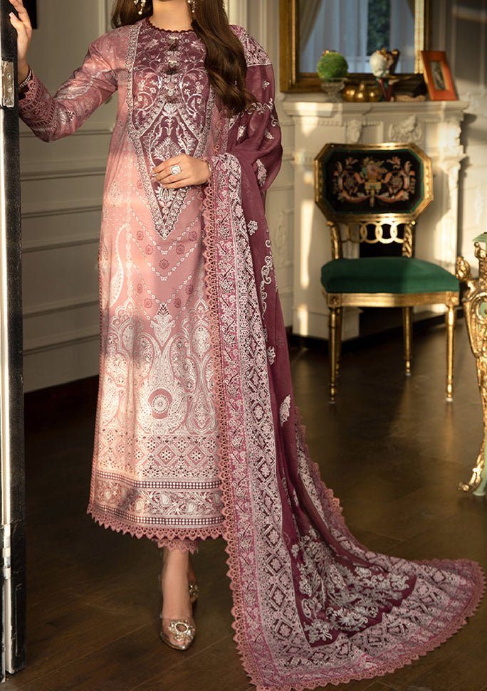 Asim Jofa Aira Pakistani Cambric Dress - db23486