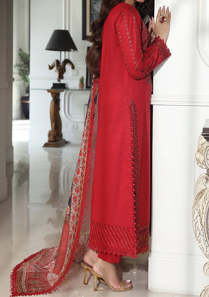 Asim Jofa Aira Pakistani Cambric Dress - db23492