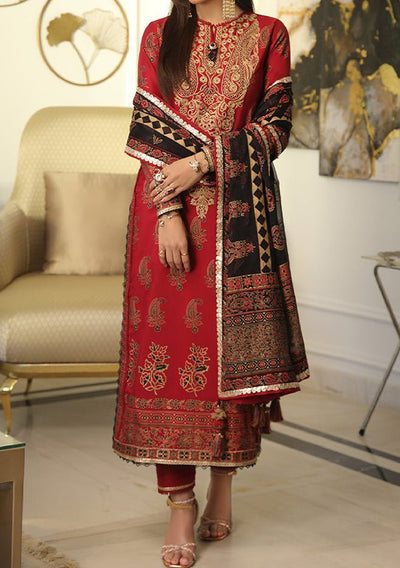 Asim Jofa Aira Pakistani Cotton Silk Dress - db24433