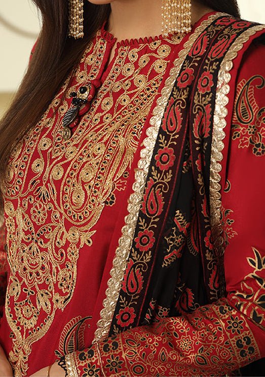 Asim Jofa Aira Pakistani Cotton Silk Dress - db23482