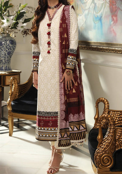 Asim Jofa Aira Pakistani Cotton Silk Dress - db23483