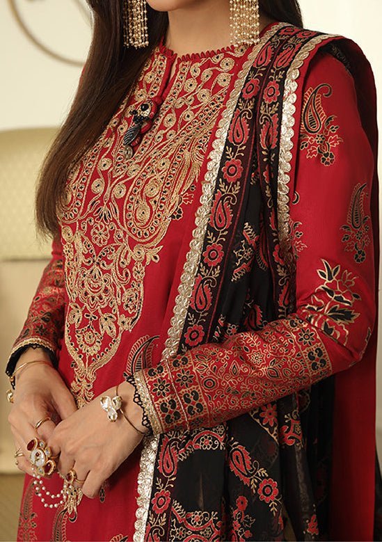 Asim Jofa Aira Pakistani Cotton Silk Dress - db24433