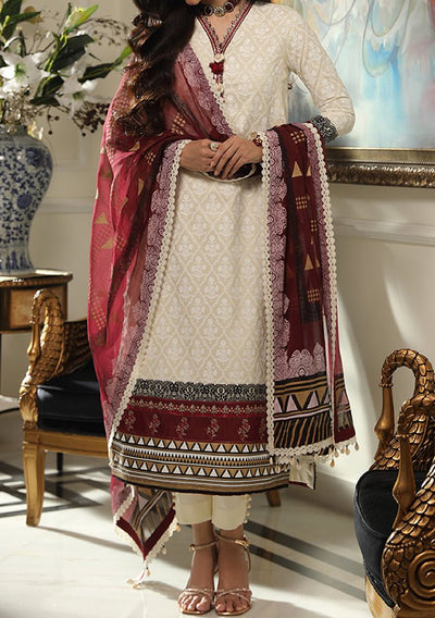 Asim Jofa Aira Pakistani Cotton Silk Dress - db23483