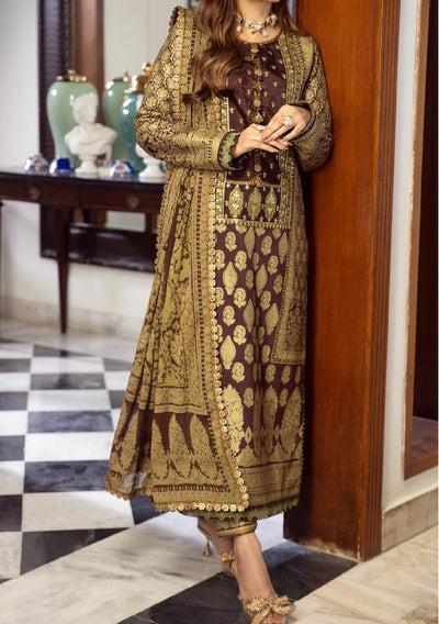 Asim Jofa Aira Pakistani Cotton Silk Dress - db23485