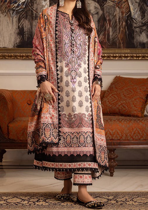 Asim Jofa Aira Pakistani Dress With Winter Shawl - db24247