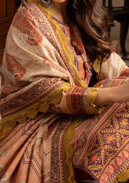 Asim Jofa Aira Pakistani Dress With Winter Shawl - db24253