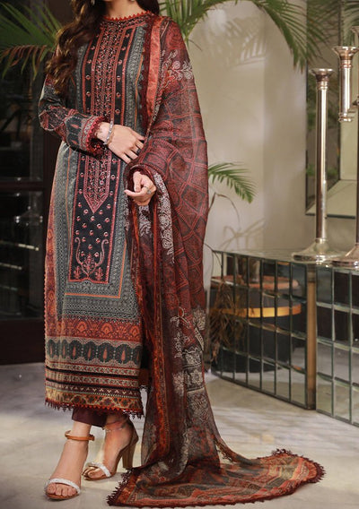 Asim Jofa Asra Pakistani Cambric Dress - db23612