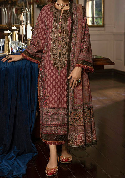 Asim Jofa Asra Pakistani Dress With Winter Shawl - db24236