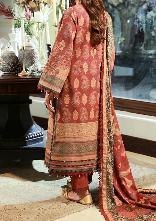 Asim Jofa Asra Pakistani Dress With Winter Shawl - db24234