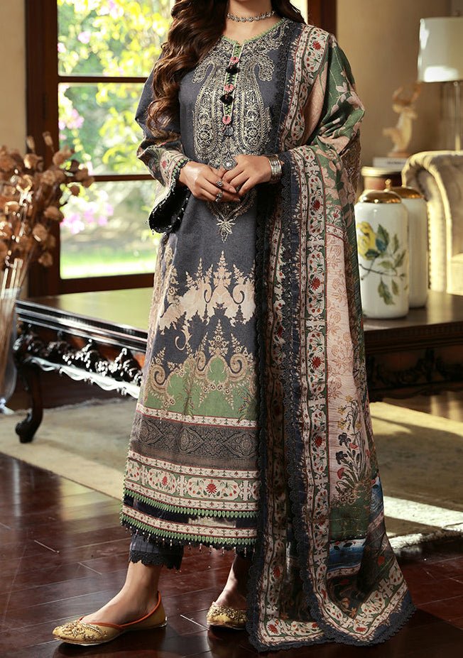 Asim Jofa Asra Pakistani Dress With Winter Shawl - db24235