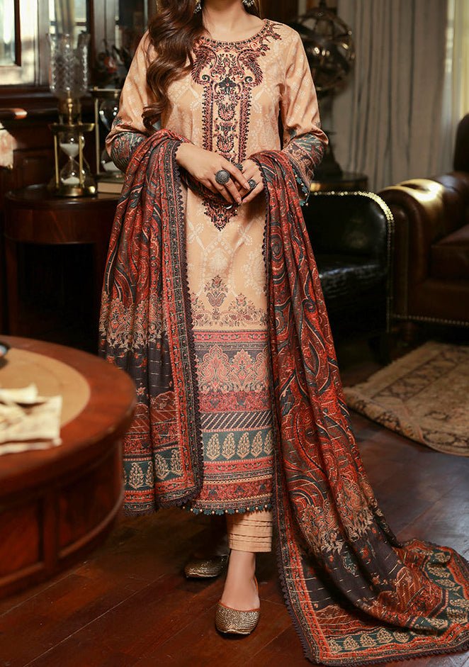 Asim Jofa Asra Pakistani Dress With Winter Shawl - db24232