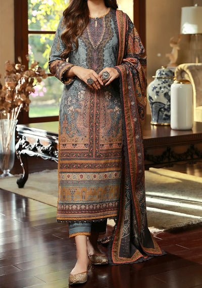 Asim Jofa Asra Pakistani Dress With Winter Shawl - db24239