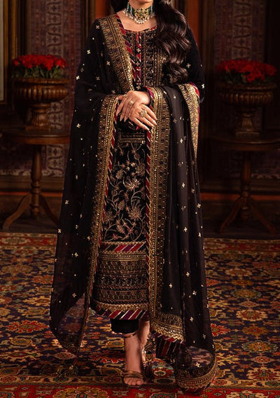 Asim Jofa Makhmal Pakistani Velvet Dress - db24385