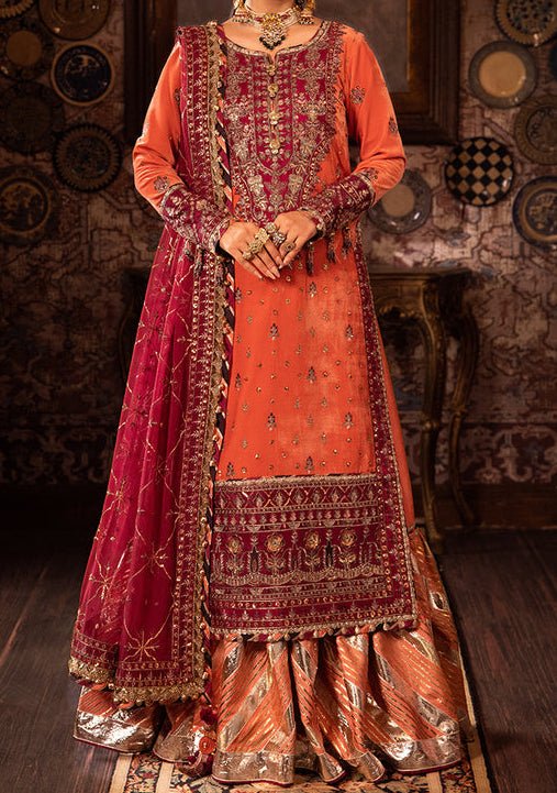 Asim Jofa Makhmal Pakistani Velvet Dress - db24379