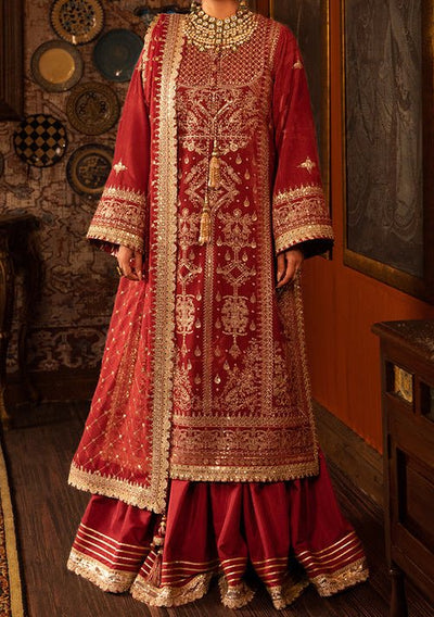Asim Jofa Makhmal Pakistani Velvet Lehenga Suit - db24387