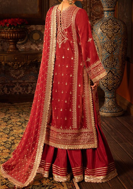 Asim Jofa Makhmal Pakistani Velvet Lehenga Suit - db24387