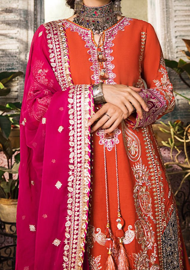 open lace back dress ASIM JOFA BARATI CHIFFON COLLECTION| TOP PAKISTANI DRESS BY SHAEBIZ –  Shaebiz Collection