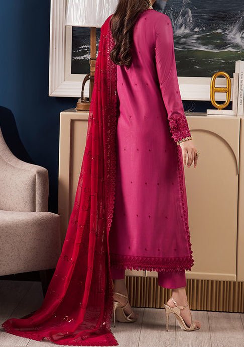 Asim Jofa Rang E Noor Pakistani Lawn Silk Dress - db24195