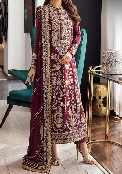 Asim Jofa Rang E Noor Pakistani Lawn Silk Dress - db24222