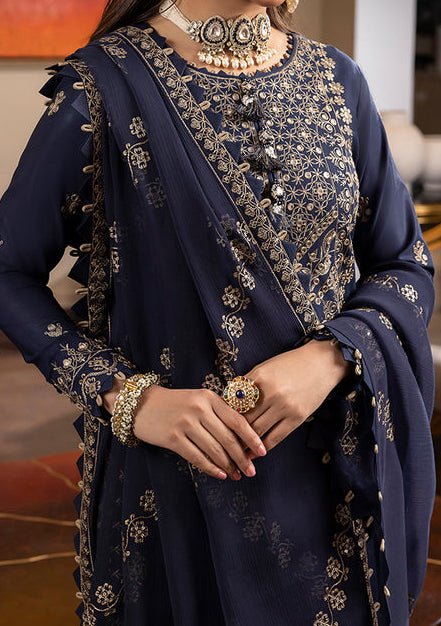 Asim Jofa Rang E Noor Pakistani Lawn Silk Dress - db24196