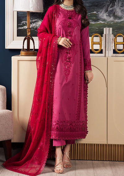 Asim Jofa Rang E Noor Pakistani Lawn Silk Dress - db24195