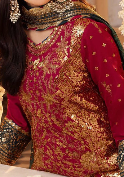Asim Jofa Shehnai Festive Pakistani Raw Silk Dress - db25031