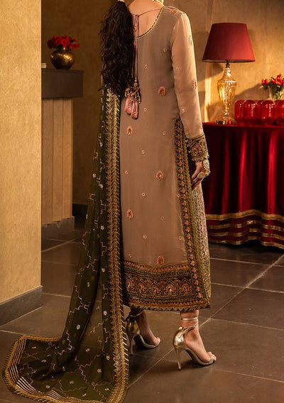 Asim Jofa Velvet Festive Pakistani Chiffon Dress - db24118