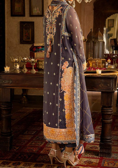 Asim Jofa Velvet Festive Pakistani Chiffon Dress - db24117