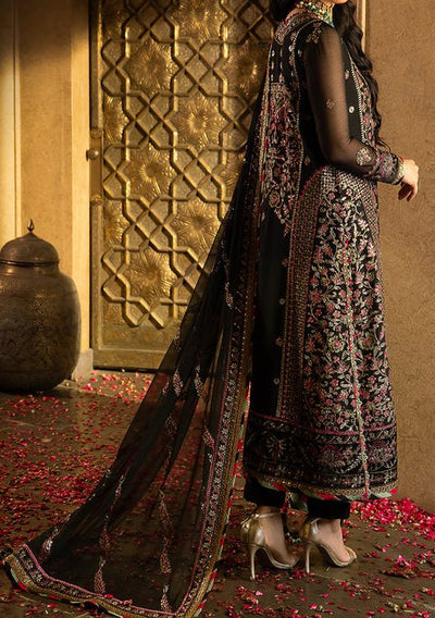 Asim Jofa Velvet Festive Pakistani Chiffon Dress - db24114