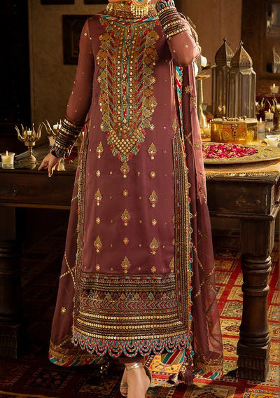 Asim Jofa Velvet Festive Pakistani Chiffon Dress - db24115