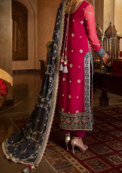 Asim Jofa Velvet Festive Pakistani Chiffon Dress - db24119