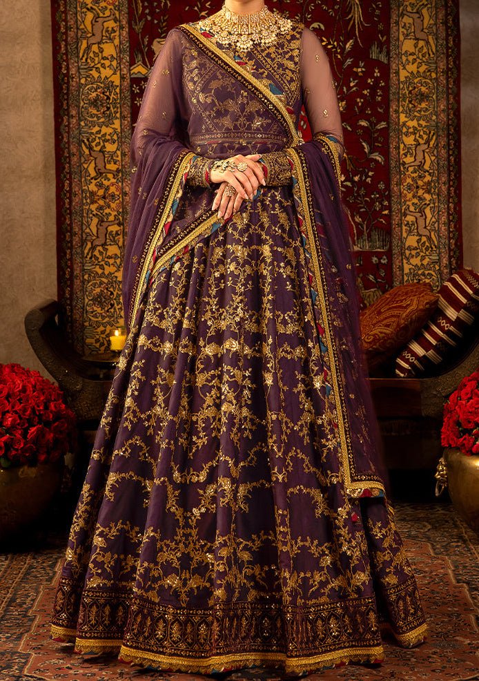 Asim Jofa Velvet Festive Pakistani Net Anarkali - db24116