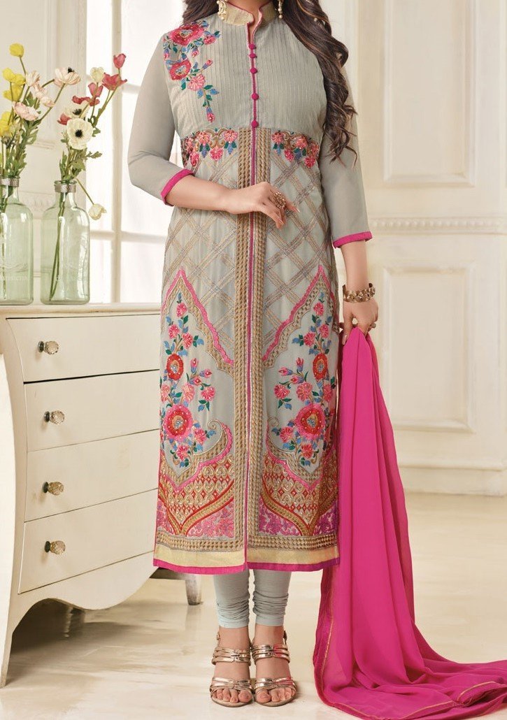 Ayesha Takia Designer Georgette Salwar Suit: Deshi Besh.