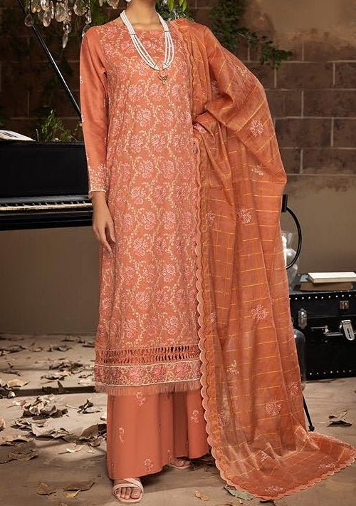 Bareez Threads Designer Pakistani Embroidered Lawn - db21215