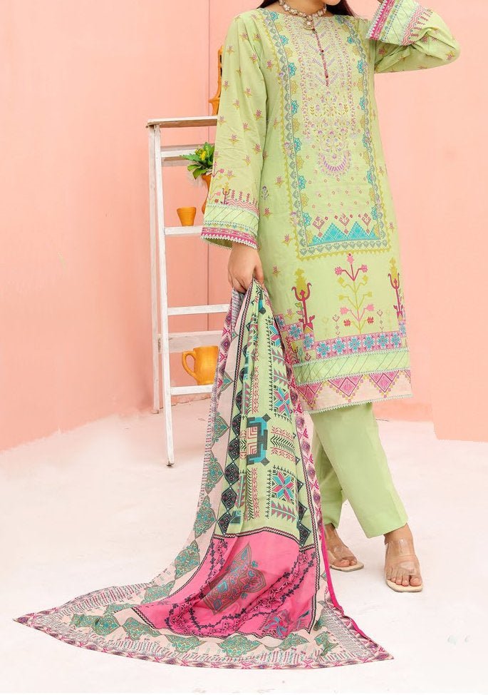 Bin Hameed Abia Ready Made Embroidered Lawn Dress - db25361