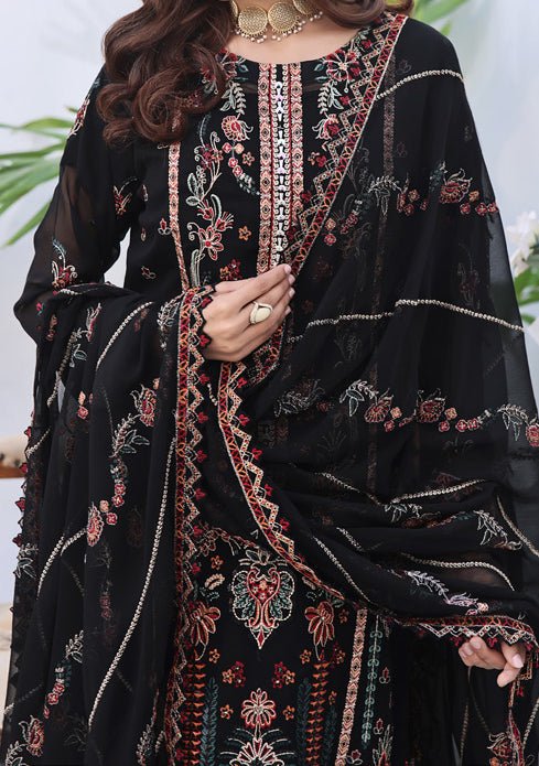 Bin Hameed Aira Heavy Embroidered Chiffon Dress - db24980