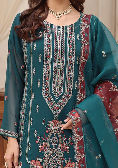 Bin Hameed Aira Heavy Embroidered Chiffon Dress - db24977