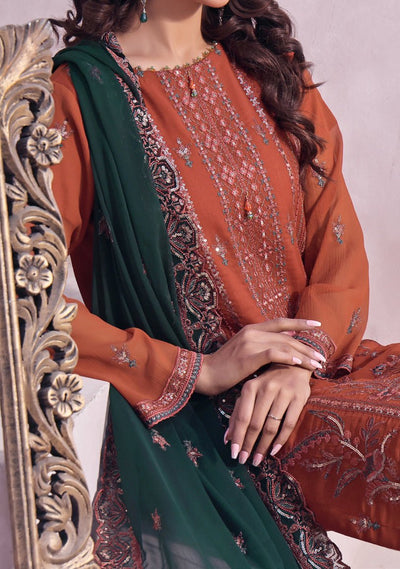 Bin Hameed Aleena Heavy Embroidered Chiffon Dress - db25131